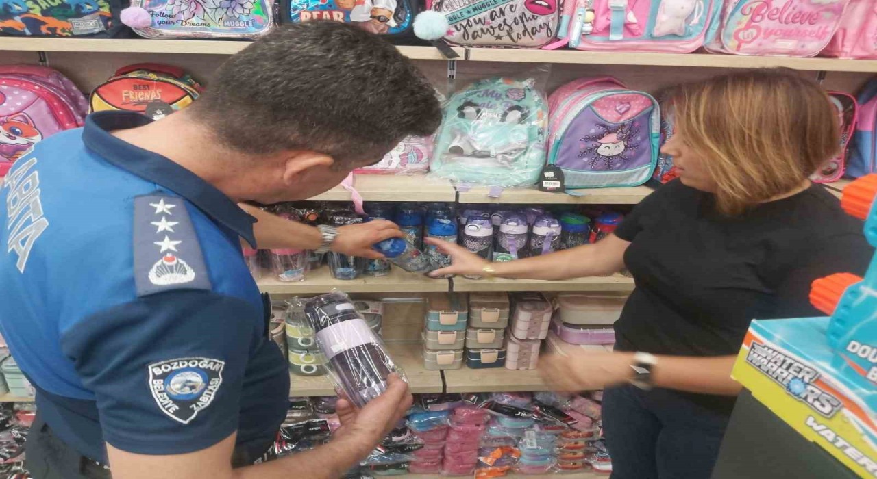 Bozdoğan Belediyesinden market ve kırtasiye denetimi