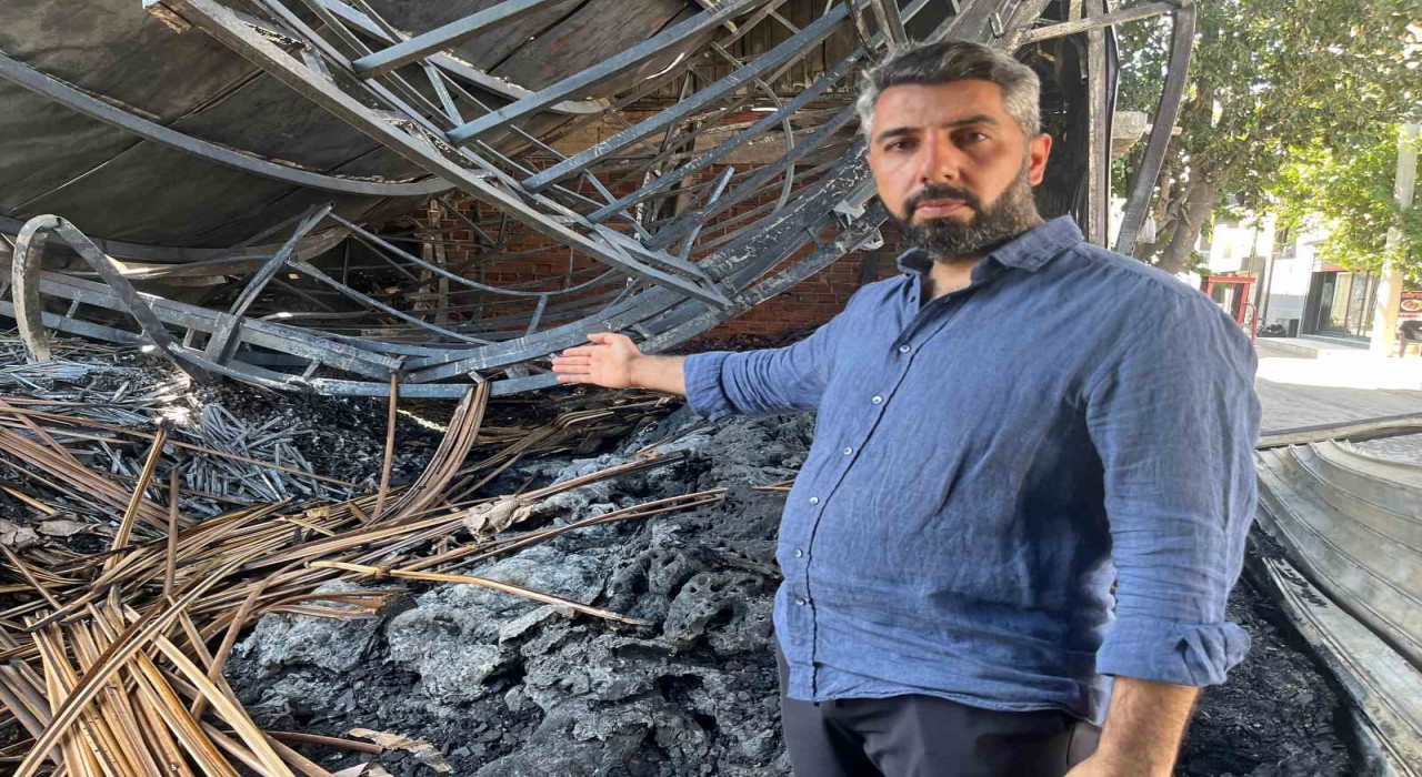 Bucada çöp yangını: 30 milyon lira zarar