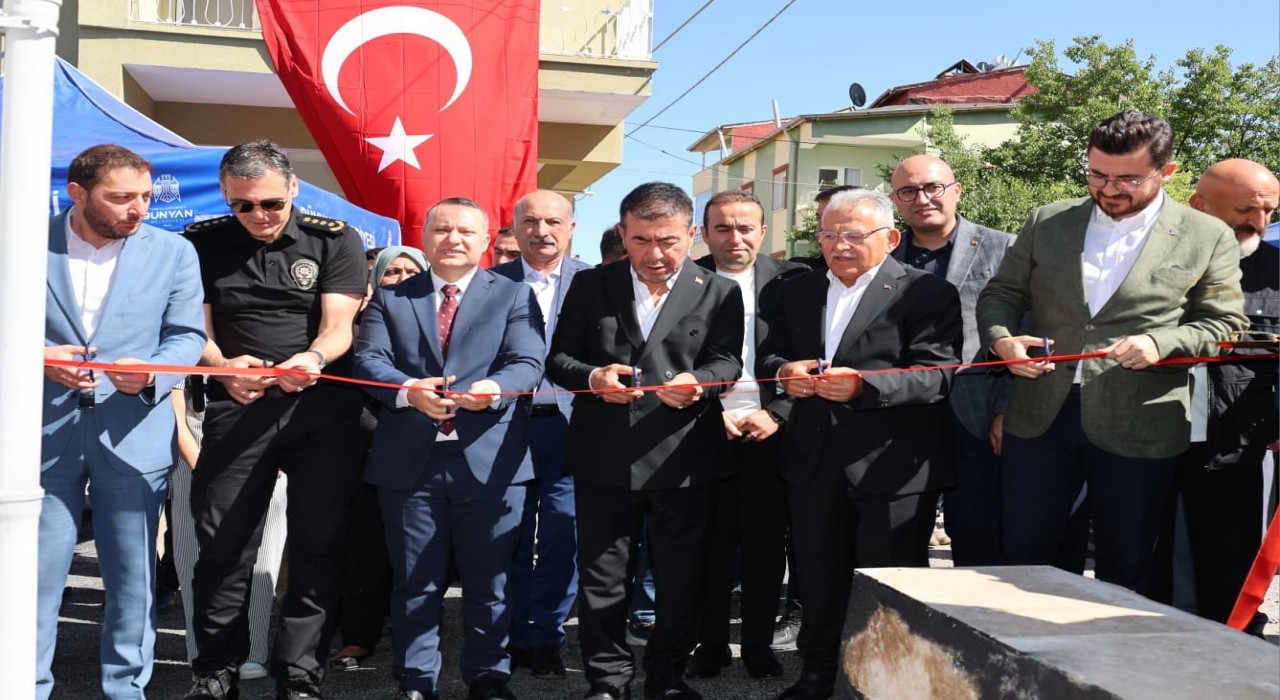 Bünyanda iki proje hizmete açıldı