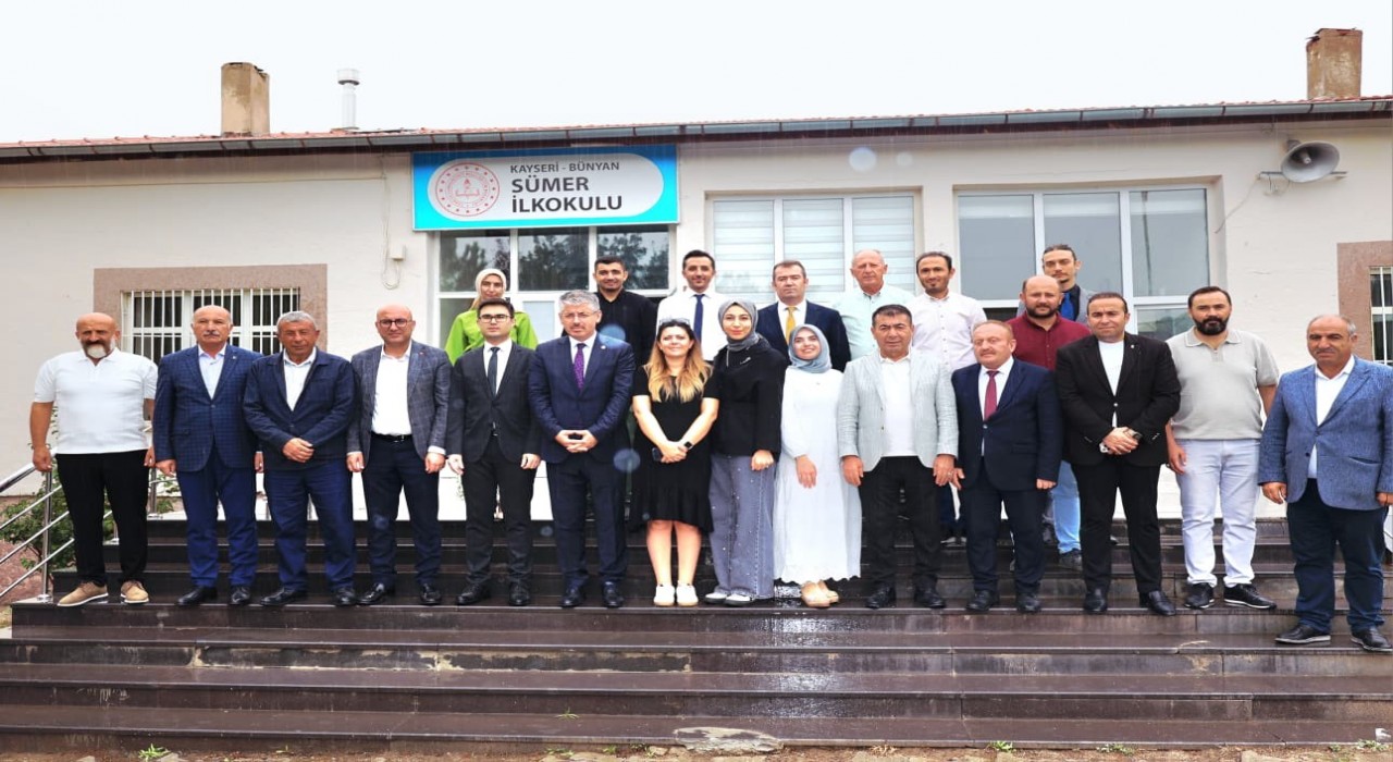 Bünyanda yeni eğitim öğretim yılı ziyareti