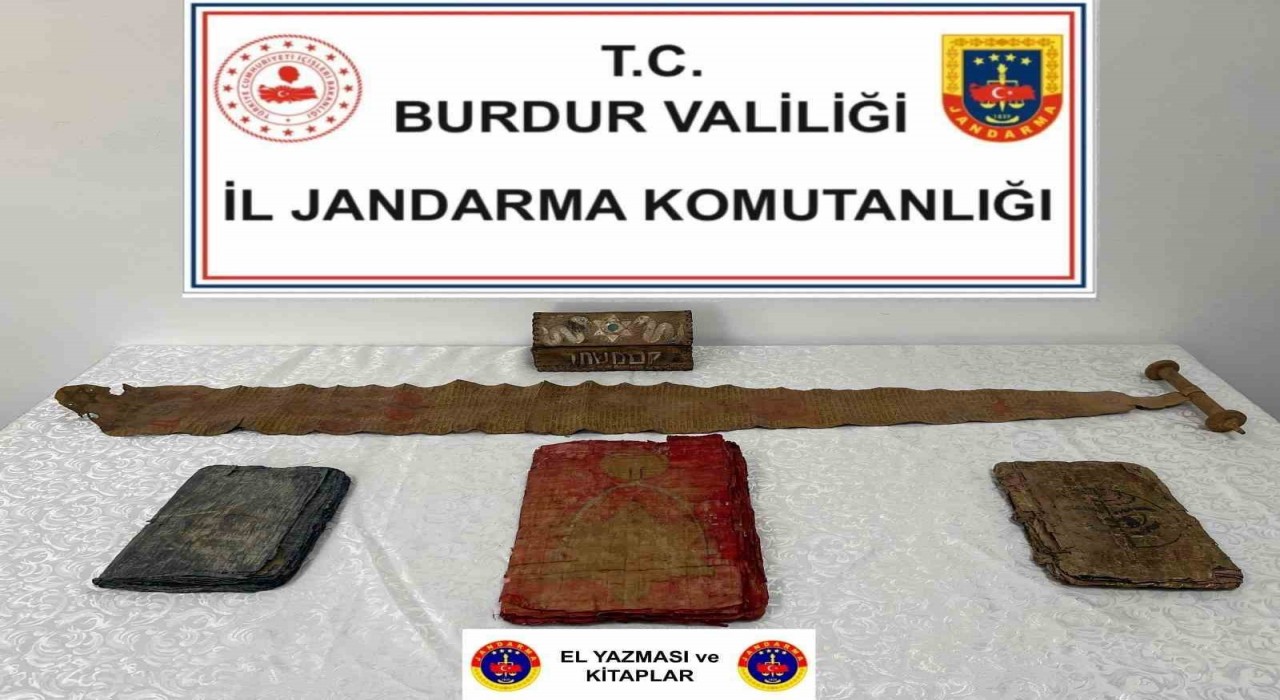 Burdurda tarih eser operasyonu