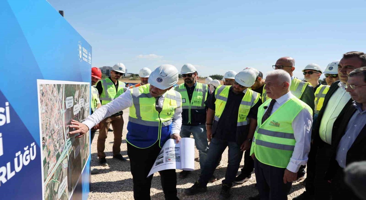 Bursa Metrosu Görükle ve Balkan Mahallesine kısa sürede gidecek