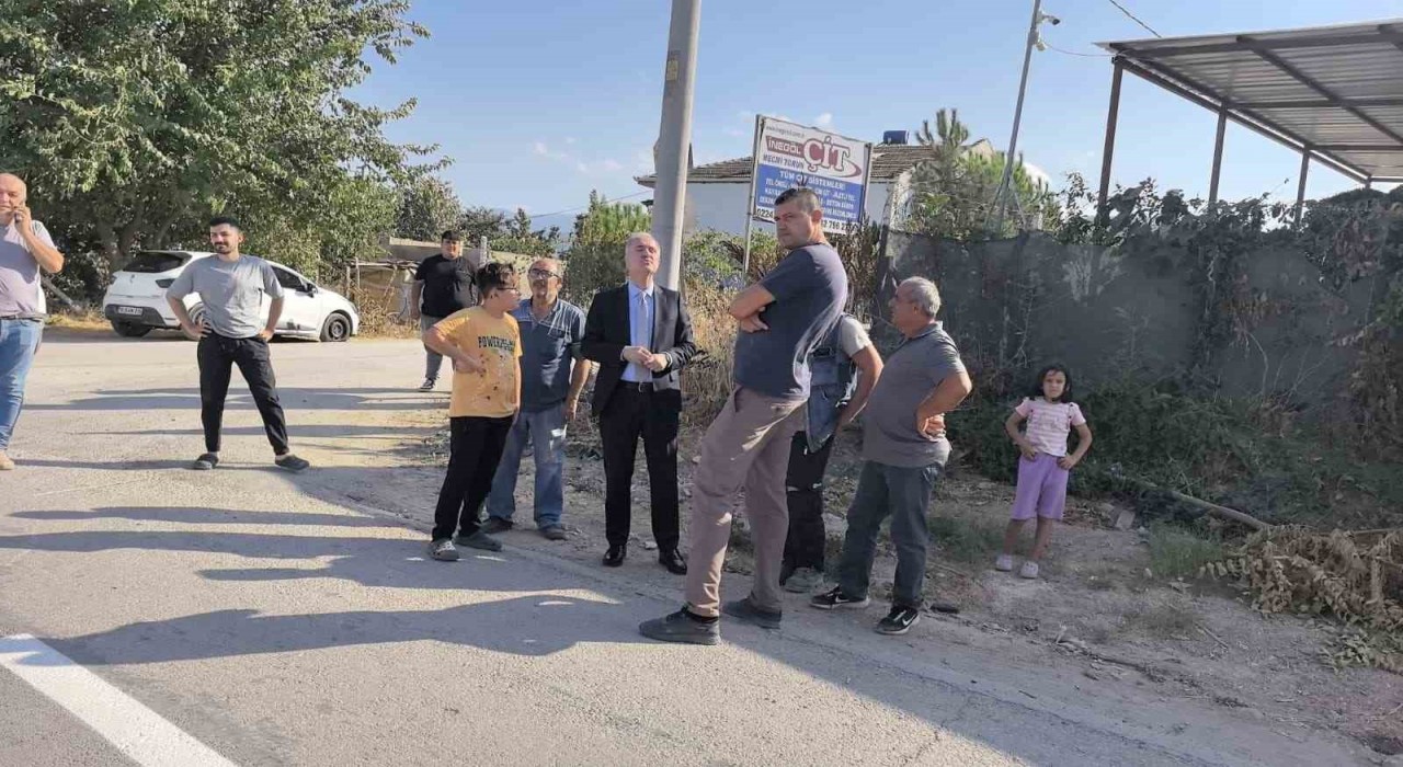 Bursada meydana gelen trafik kazasına belediye başkanı müdahale etti