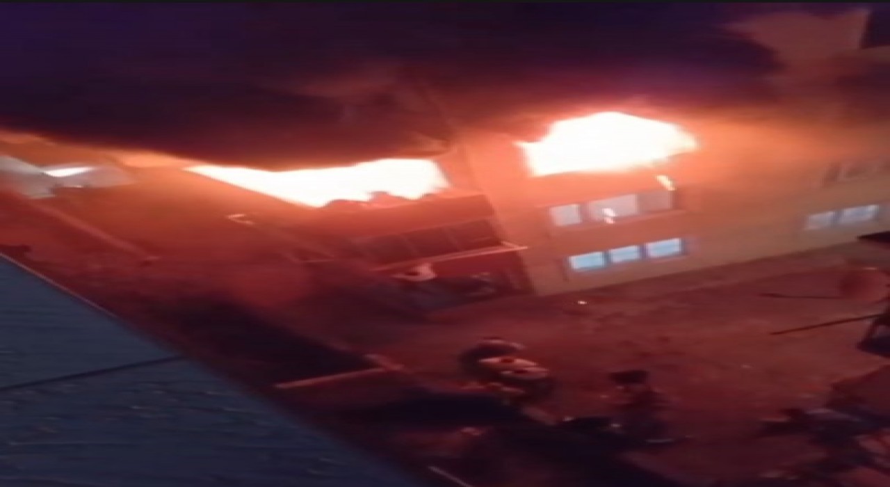 Bursadaki yangın faciasında dehşete düşüren görüntüler