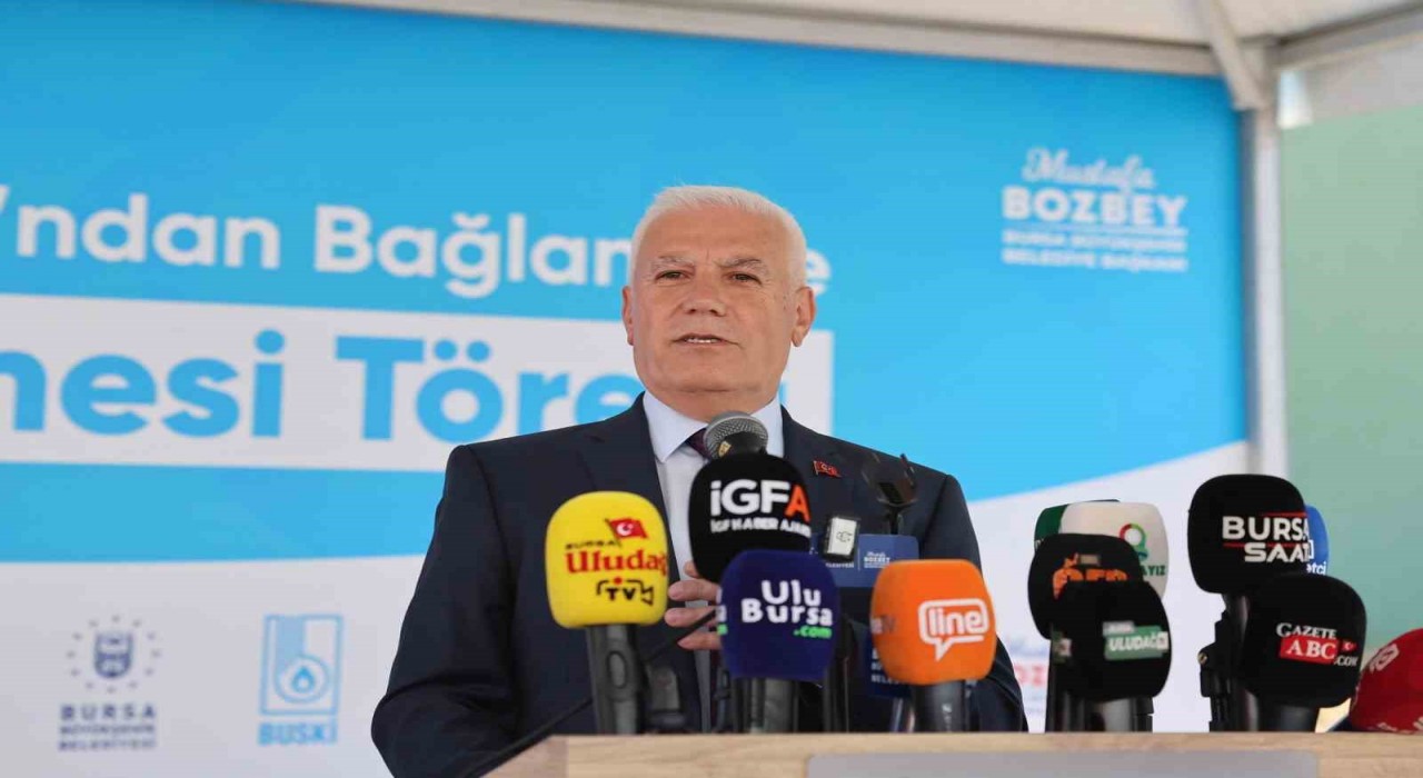 Bursaya can suyu olacak vana açıldı!