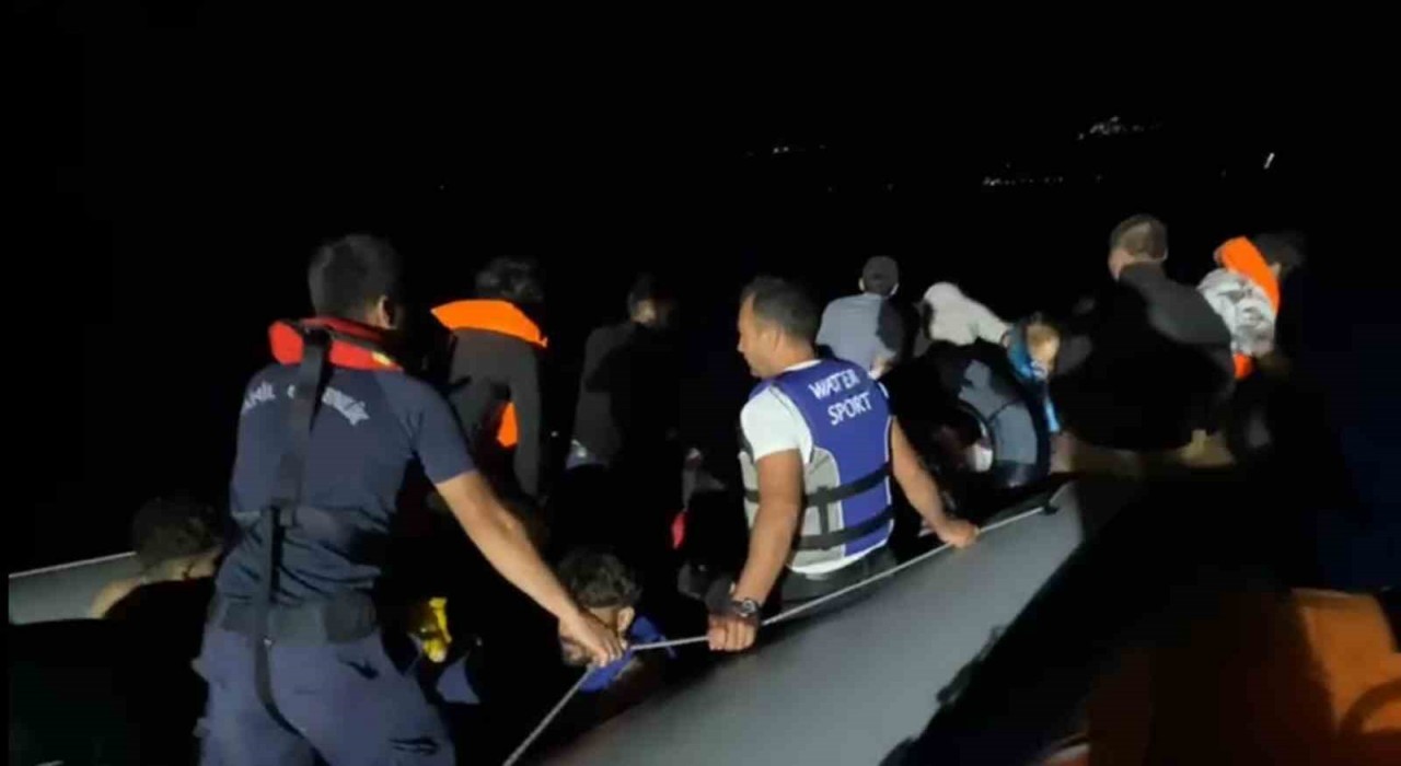 Çanakkalede 43 kaçak göçmen yakalandı