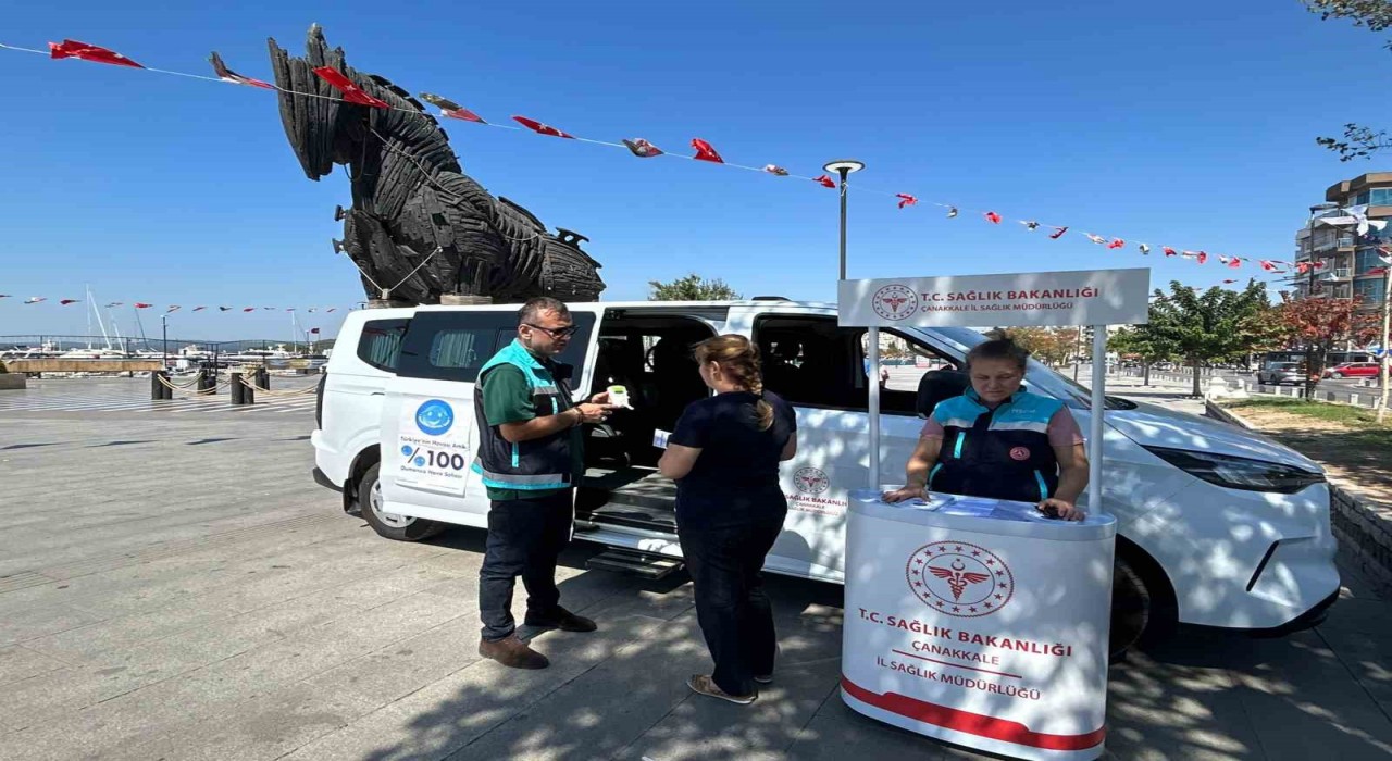 Çanakkalede tütünle mücadele