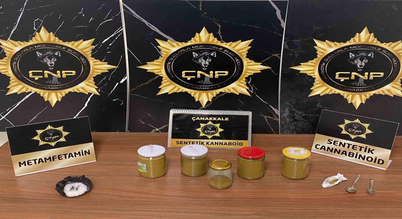 Çanakkalede uyuşturucu operasyonu