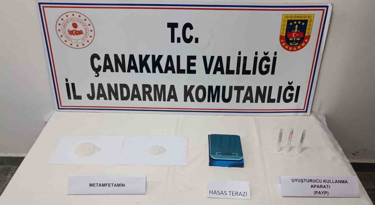 Çanakkalede uyuşturucu operasyonu