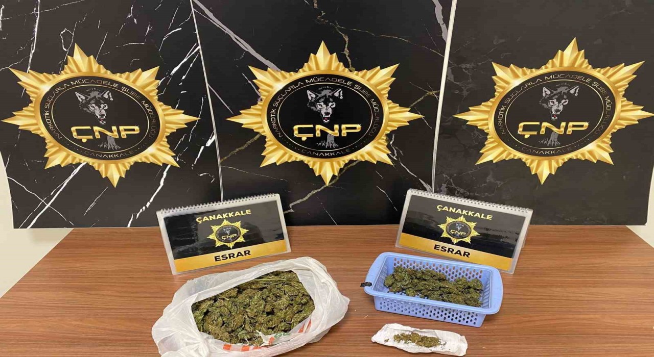 Çanakkalede uyuşturucu operasyonu: 5 tutuklama