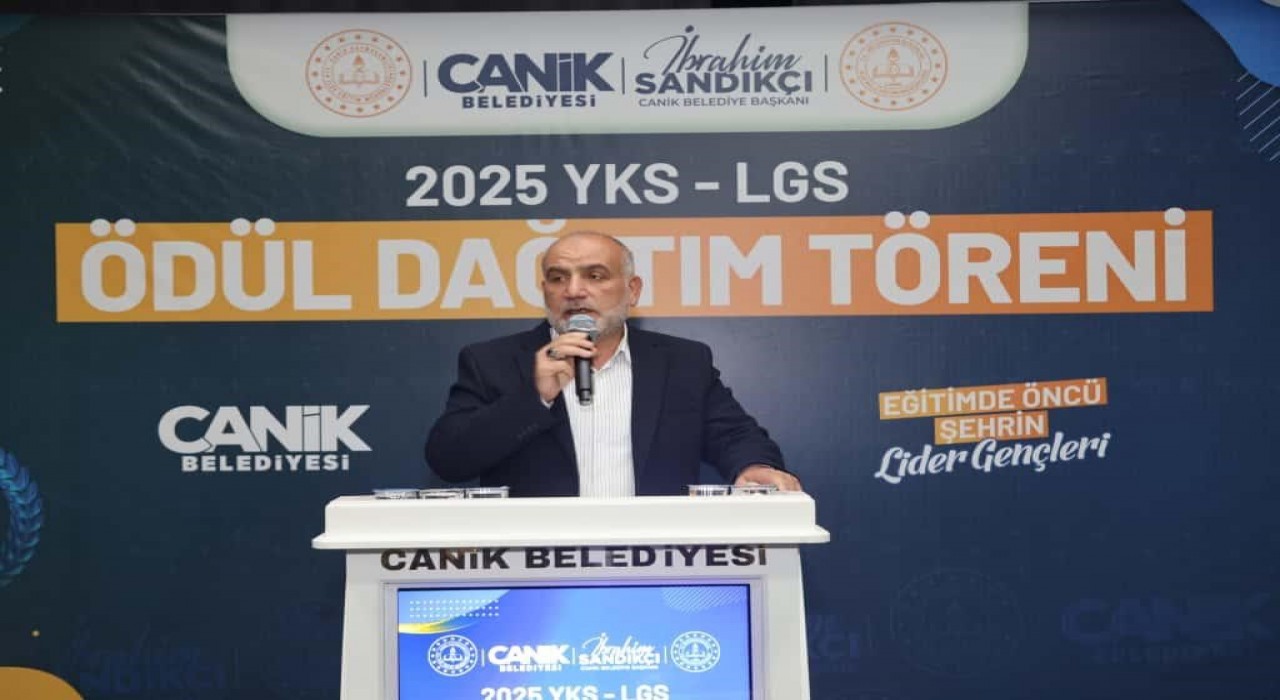 Canik Belediyesinden YKS ve LGS şampiyonlarına ödül
