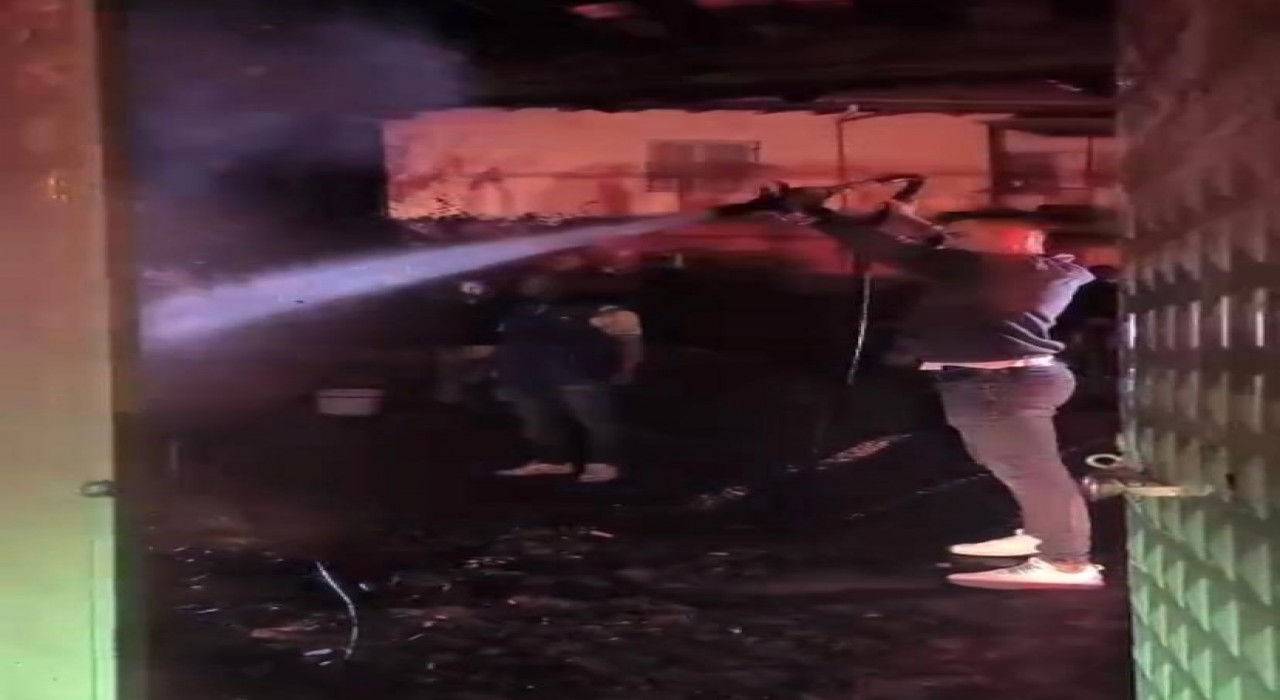 Çankırıda korkutan ev yangını