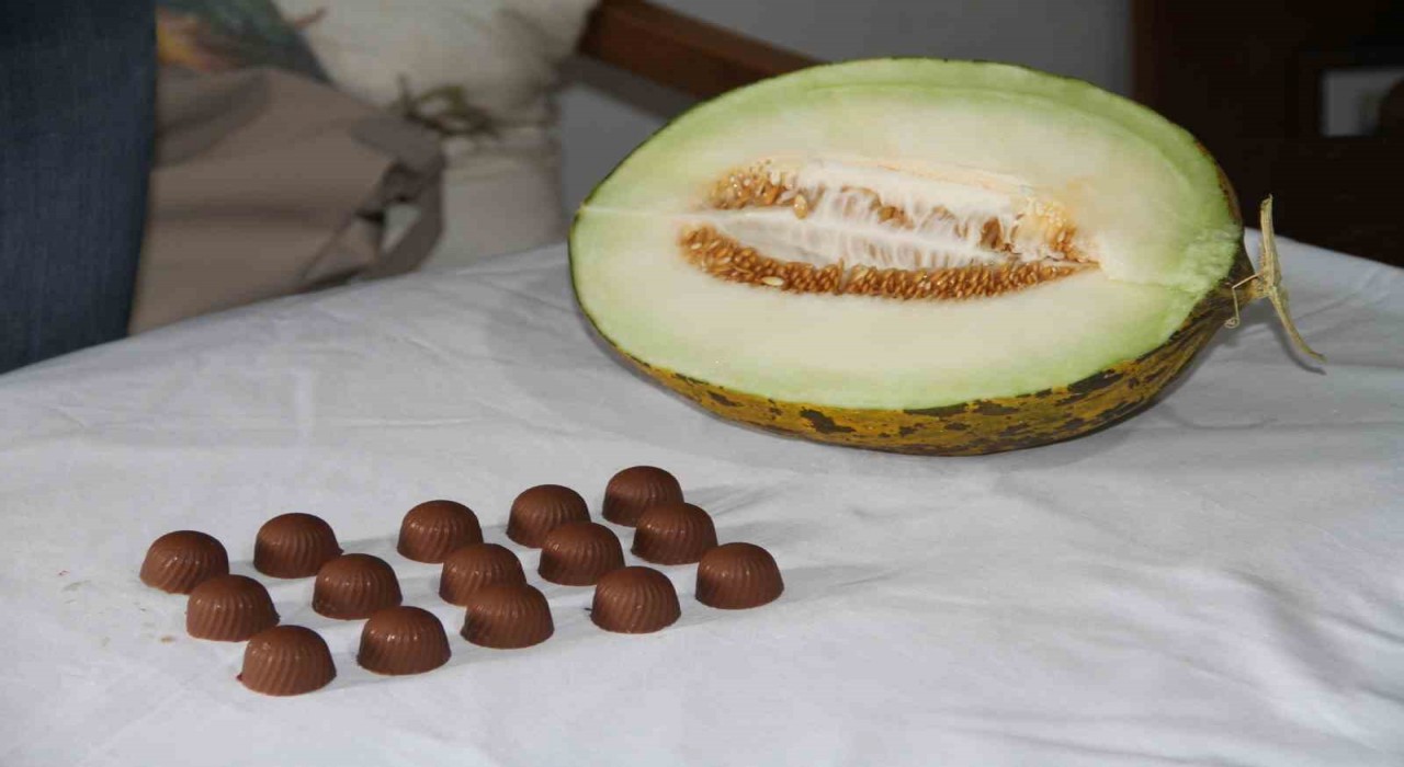 Çankırının meşhur kavunu çikolatayla birleşti, vatandaşlar hayran kaldı