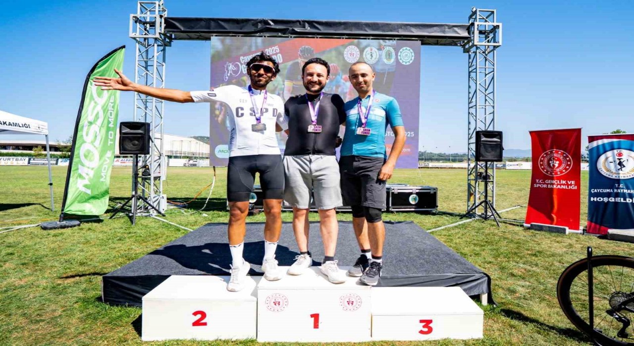 Çaycuma Granfondoda Eskişehirli sporcu kürsüye çıktı