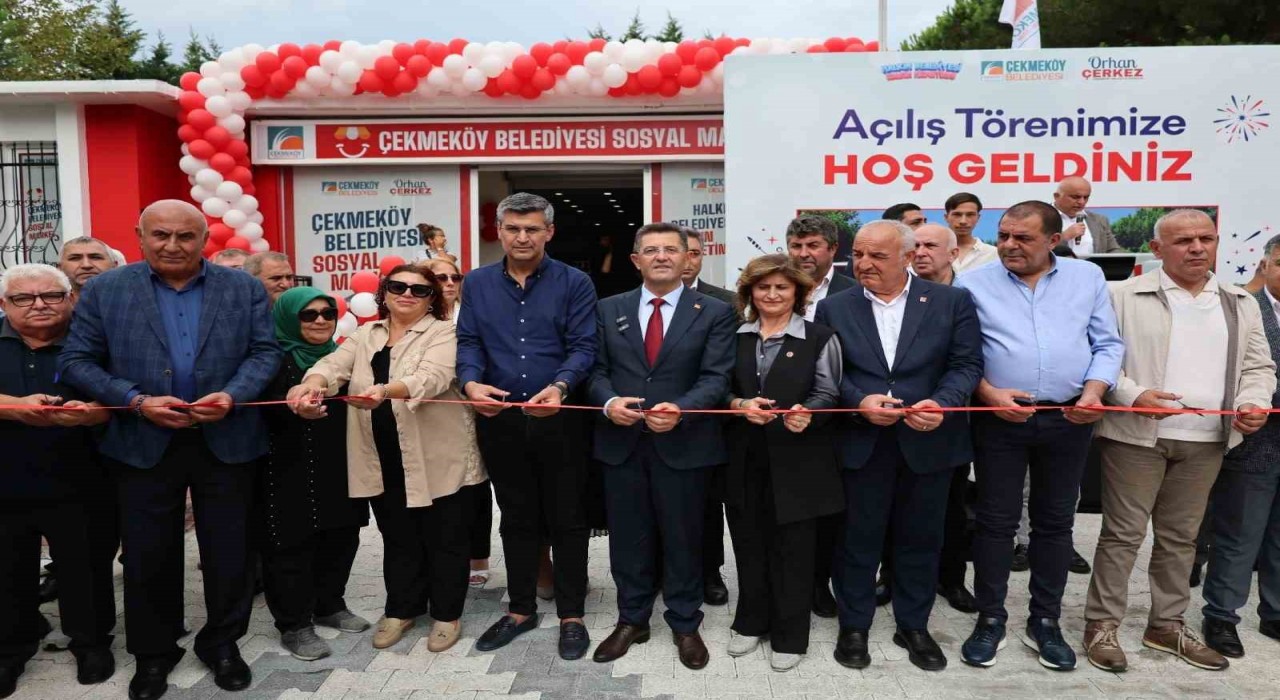 Çekmeköyde 2nci sosyal market açıldı