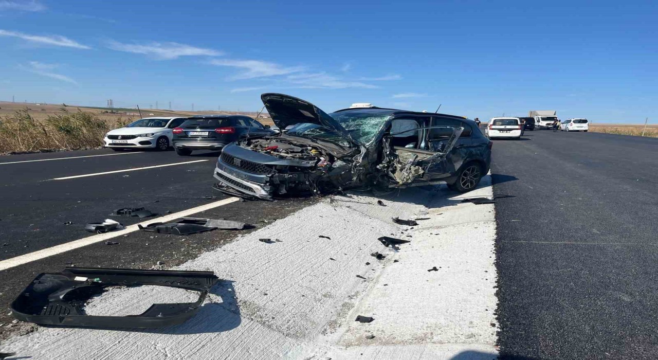 Çorluda zincirleme kaza: 6 yaralı