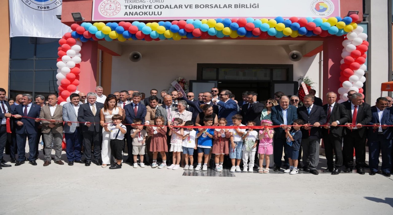 Çorluya yeni anaokulu