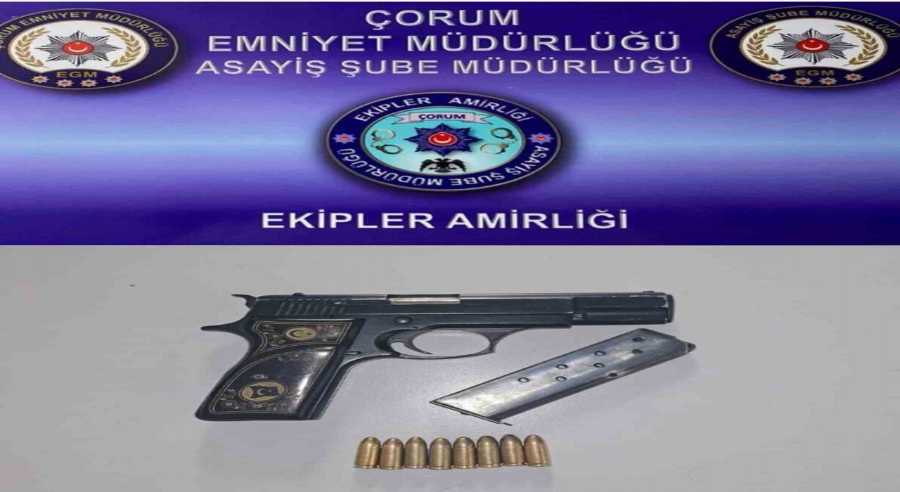 Çorumda aranan 6 şüpheli yakalandı