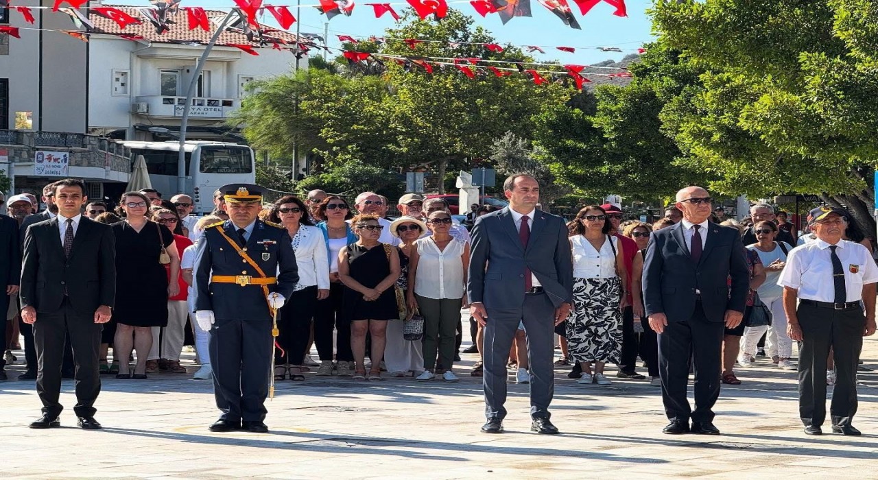 Datçada Gaziler Günü törenle kutlandı