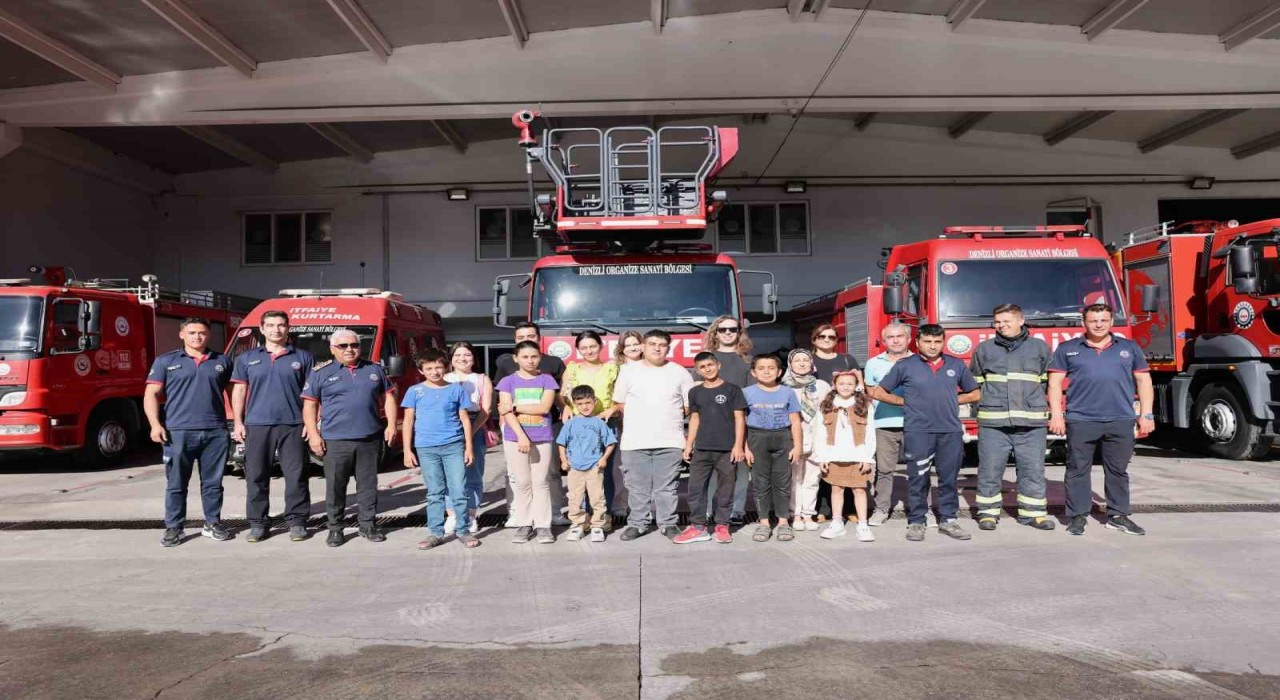 Denizli OSB Yönetimindem İtfaiye Haftasına özel anlamlı ziyaret