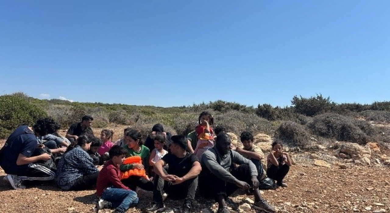 Didimde 34 düzensiz göçmen, sahilde yakalandı