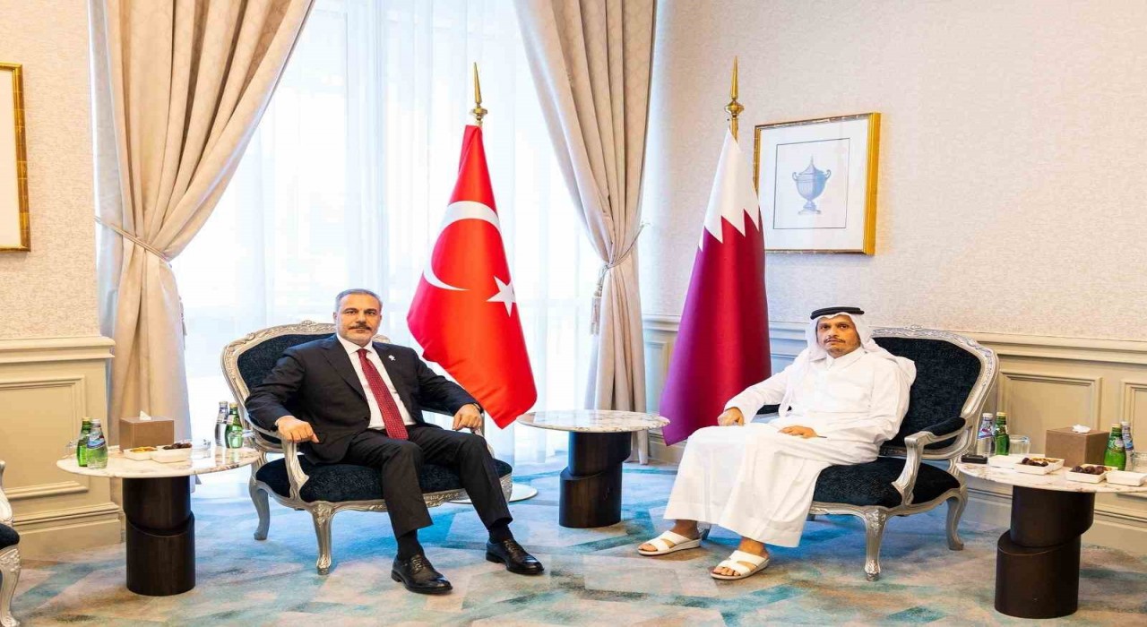 Dışişleri Bakanı Fidan, Katar Başbakanı ve Dışişleri Bakanı Al-Thani ile görüştü