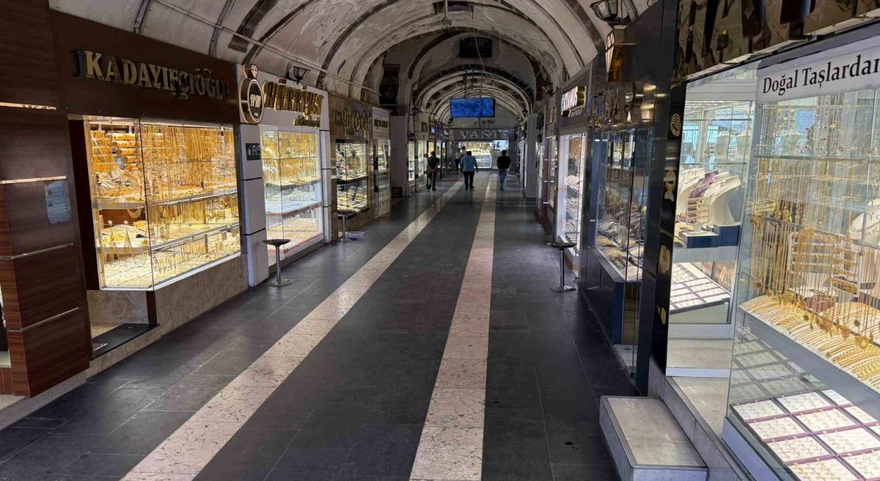 Diyarbakırda kuyumcular çarşısında durgunluk