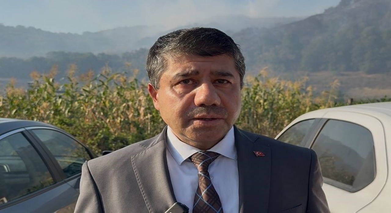 Düzcedeki orman yangını 6. saatinde: Havadan ve karadan müdahale sürüyor