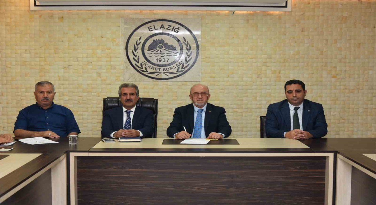 Elazığ Ticaret Borsası Meclis Toplantısında atıl kaynakların üretime kazandırılması ve istihdam görüşüldü