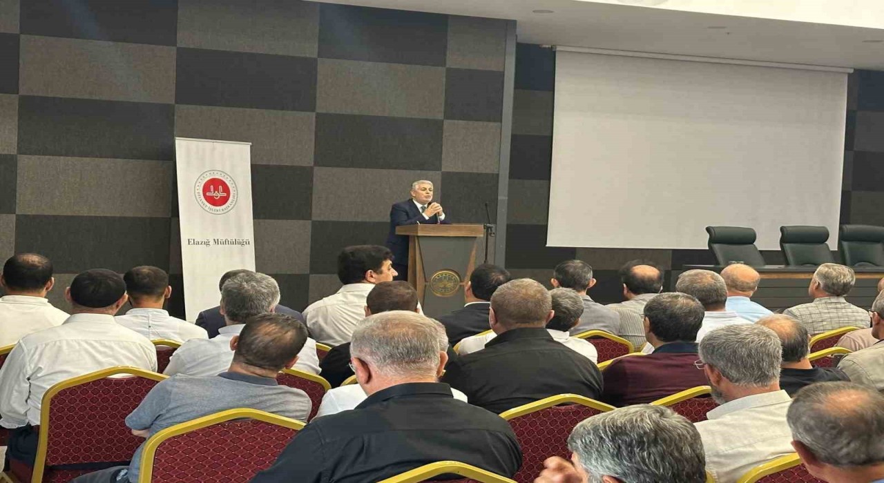 Elazığda cami görevlileri toplantısı