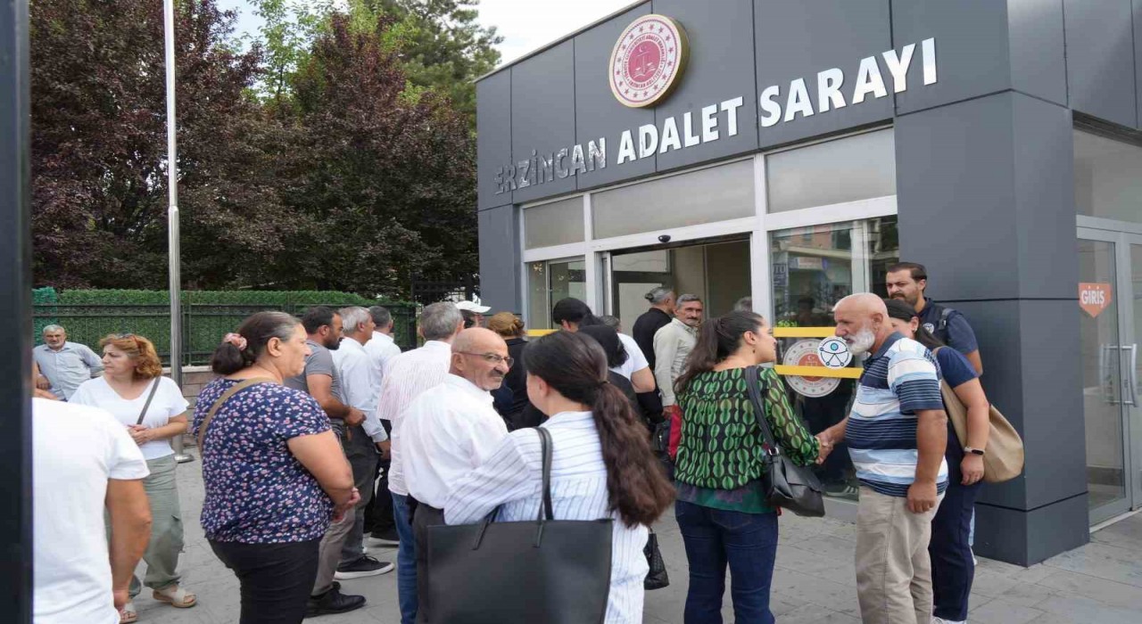 Erzincanda maden ocağı davasının üçüncü duruşması başladı