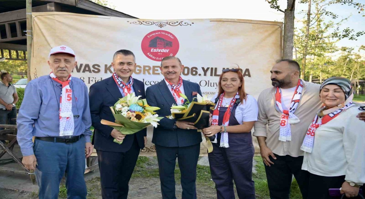 Esenyurtta Sivas Kongresinin 106. yılında 58 fidan toprakla buluştu