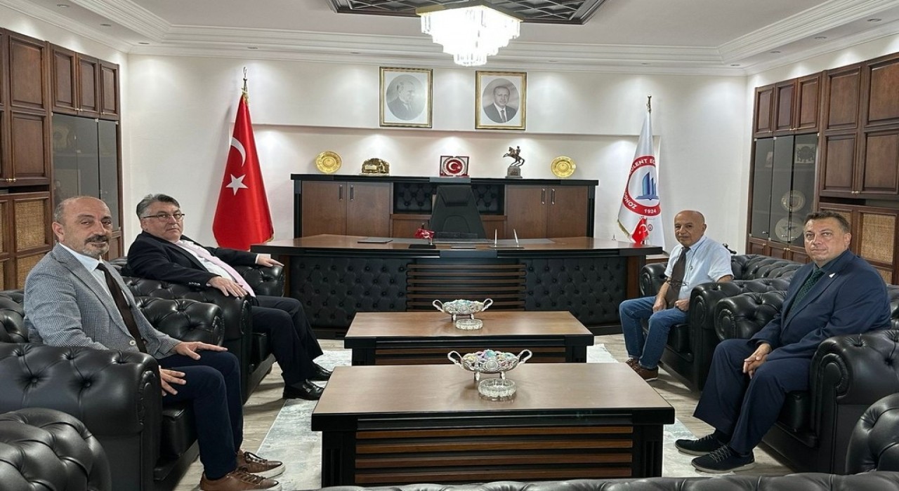 FEDEK Başkanı Prof. Dr. Sakallıoğlundan BEUN Rektörü Prof. Dr. Özölçere ziyaret