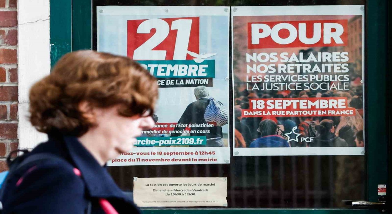 Fransada bütçe grevi: Öğretmenler, makinistler, eczacılar ve hastane personeli iş bıraktı