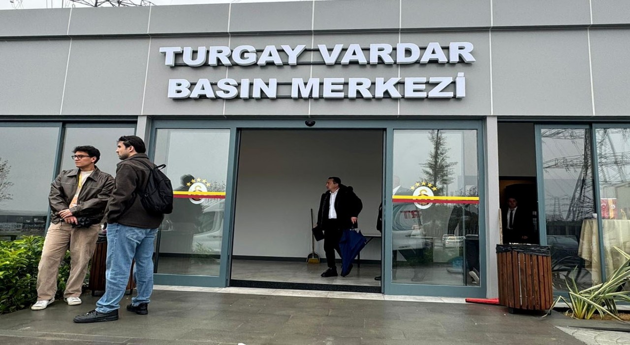 Galatasarayın Kemerburgazdaki tesislerine basın merkezi yapıldı