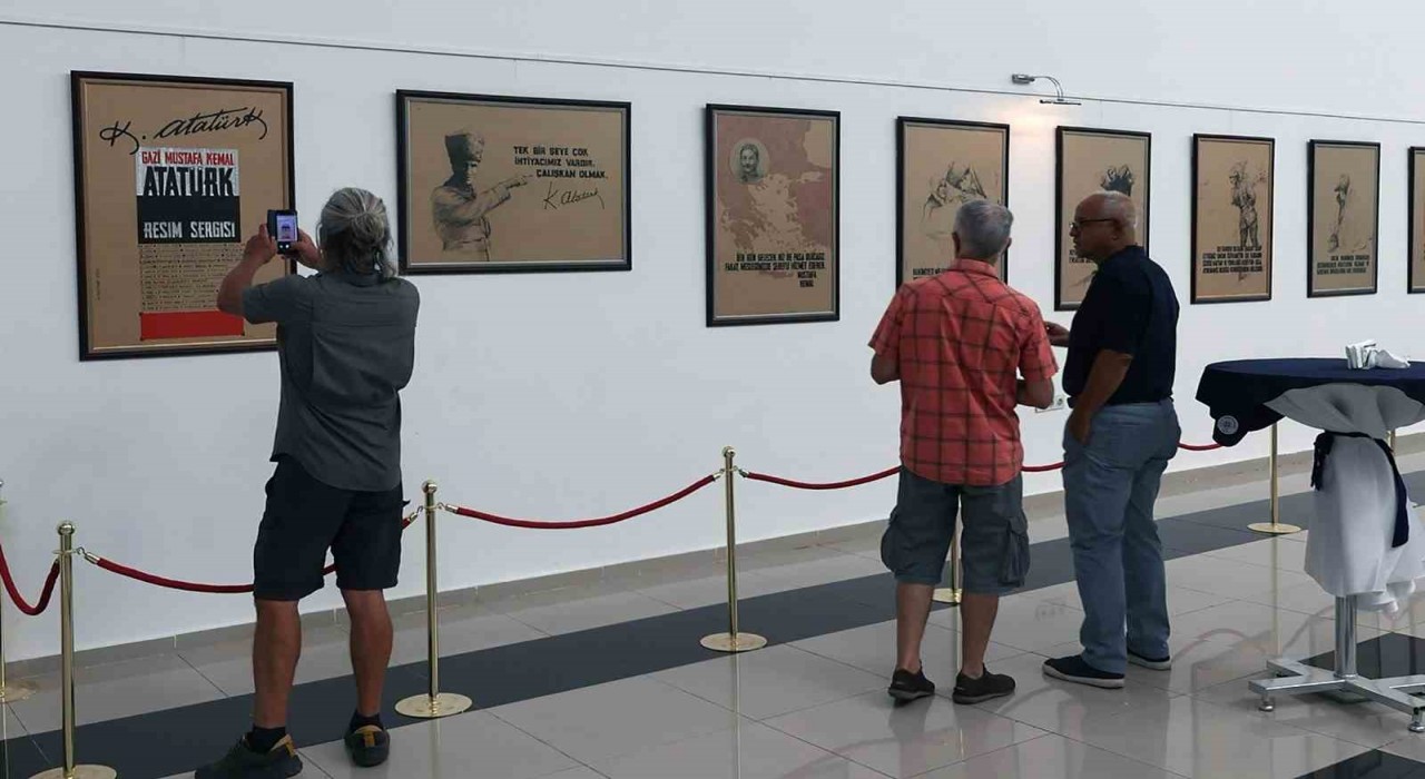 Gazi Mustafa Kemal Atatürk Sergisi sanatseverlerle buluştu