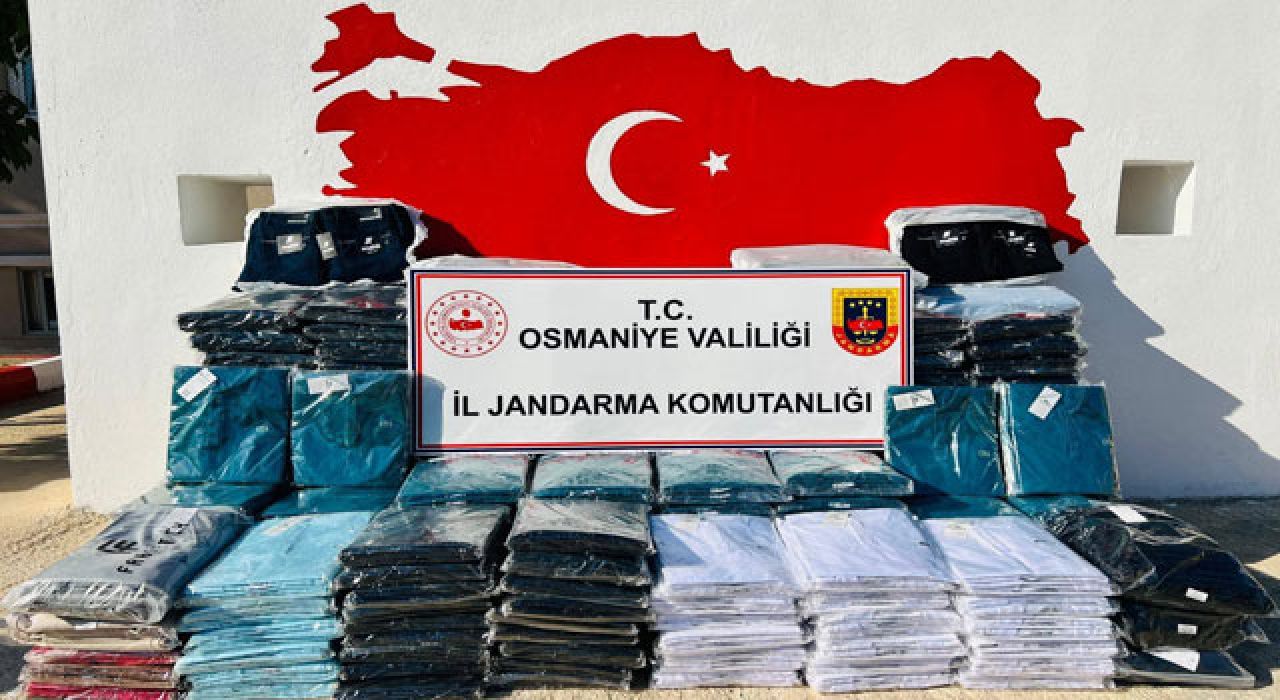 Gaziantep’ten Osmaniye’ye getirilen 1625 adet sahte ürün yakalandı