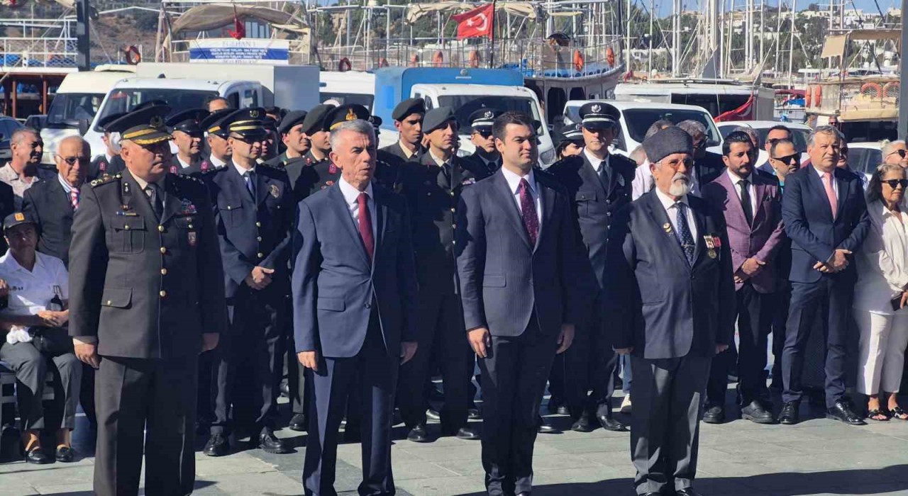 Gaziler Günü Bodrumda tören ve ziyaretlerle kutlandı