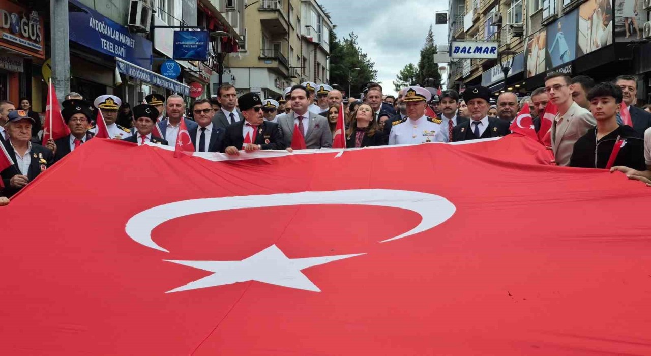 Gaziler Günü kutlaması sağanak nedeniyle gecikmeli yapıldı