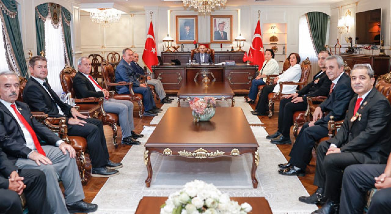 Gazilerden Vali Köşger’e Ziyaret