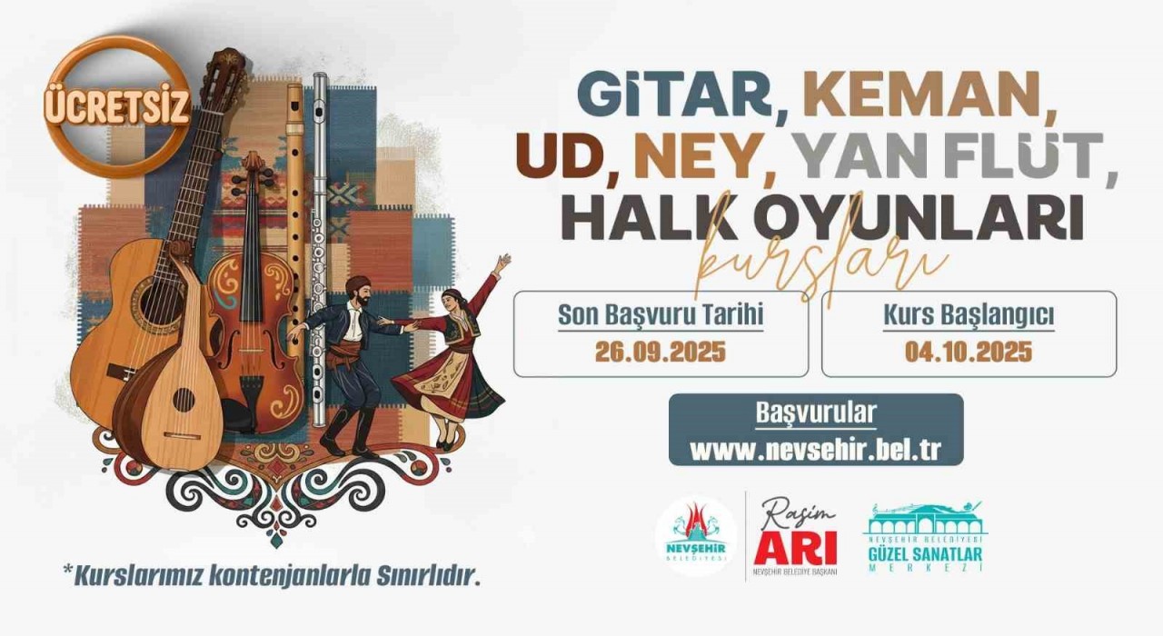 Güzel Sanatlar Merkezinde yeni kurs kayıtları başlıyor