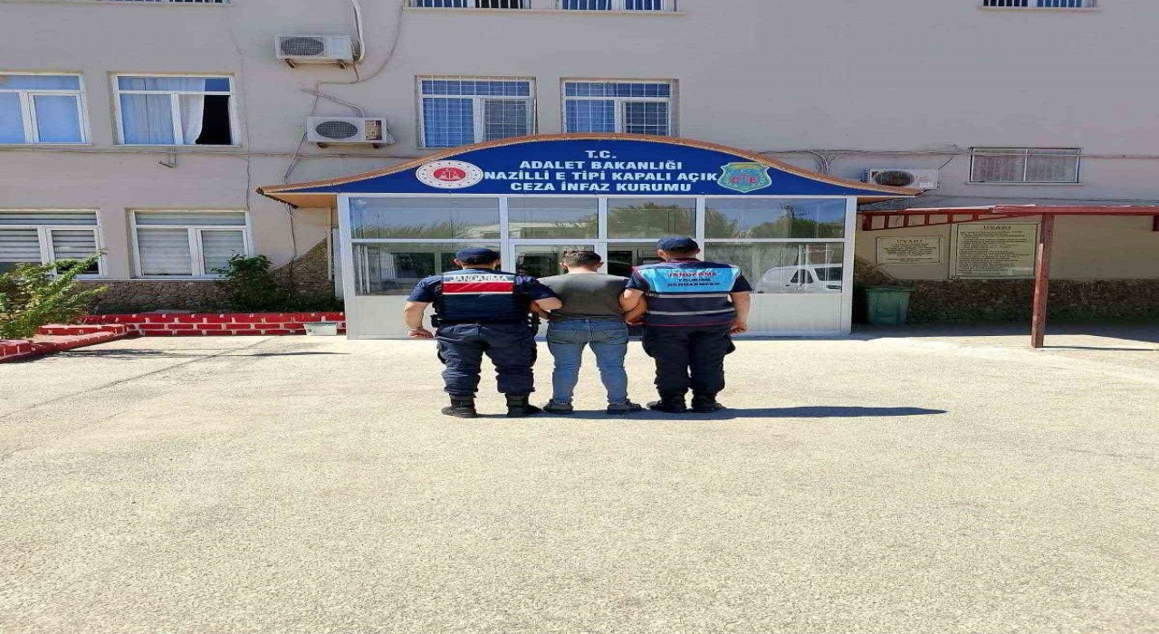 Hakkında 6 yıl 3 ay hapis cezası bulunan şahıs Nazillide yakalandı