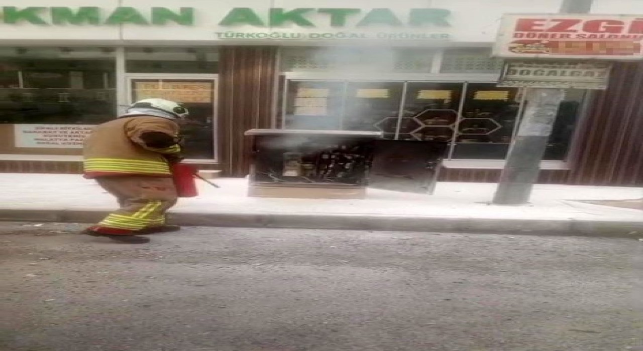 Hatayda trafo yangını itfaiye ekiplerince söndürüldü