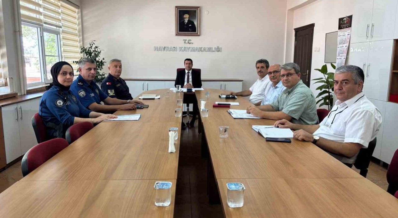 Havranda çocukların eğitim güvenliği için toplantı yapıldı