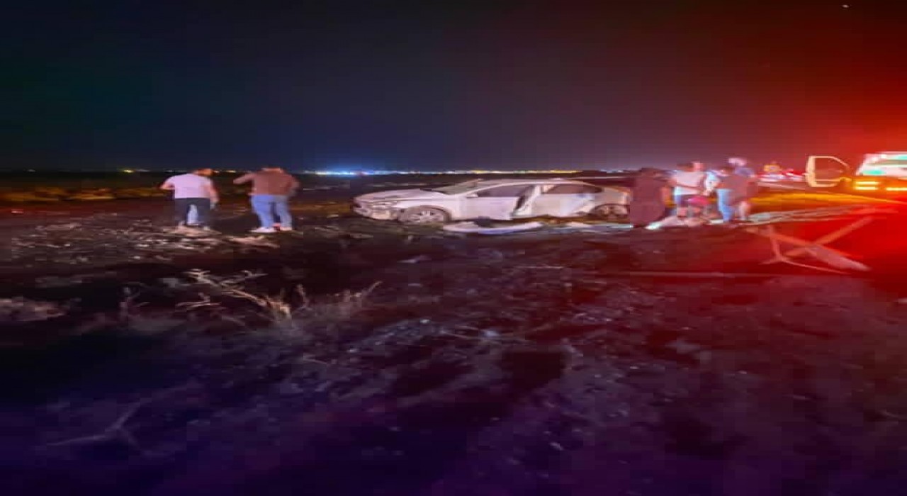 Hilvanda takla atan otomobilde 3 kişi yaralandı