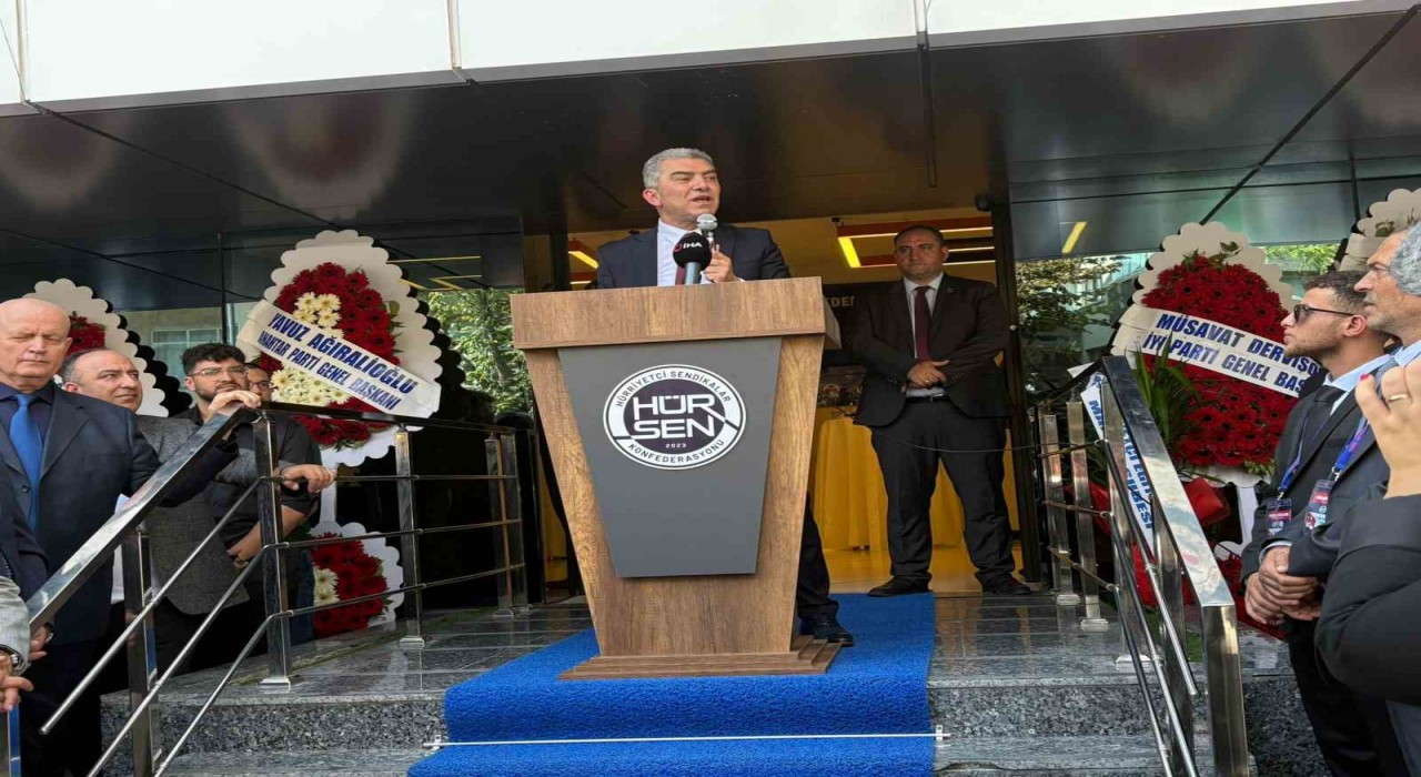 HÜR-SEN Konfederasyonunun yeni binasının açılışı gerçekleştirildi