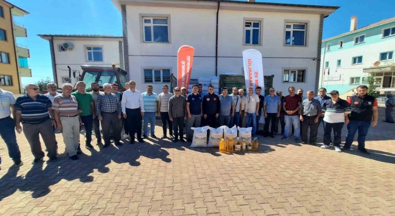 Hüyükte atıl araziler üretime kazandırılıyor