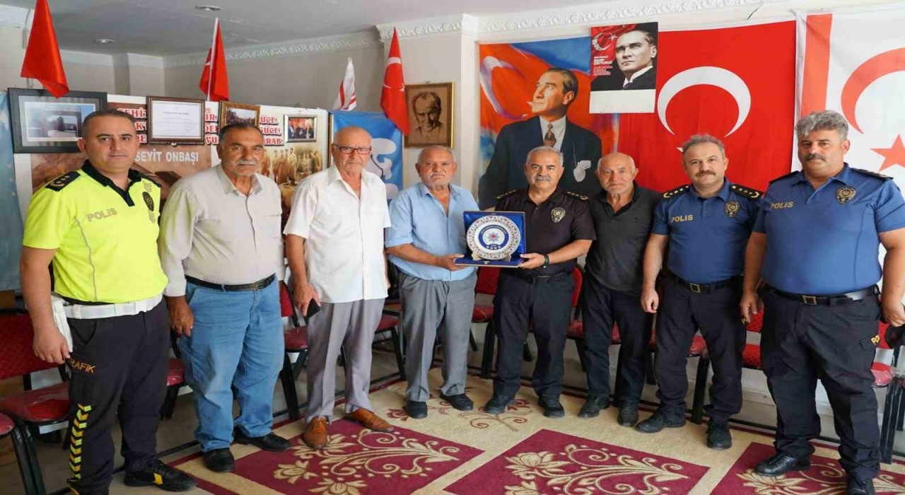 Iğdır İl Emniyet Müdürü Niyazi Turgaydan Kıbrıs Gazilerine ziyaret