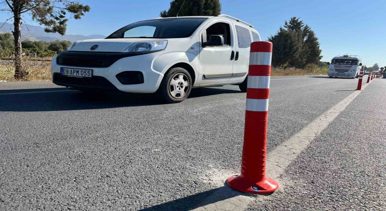 İncirliovada yapımı süren karayolunun bir bölümü trafiğe açıldı