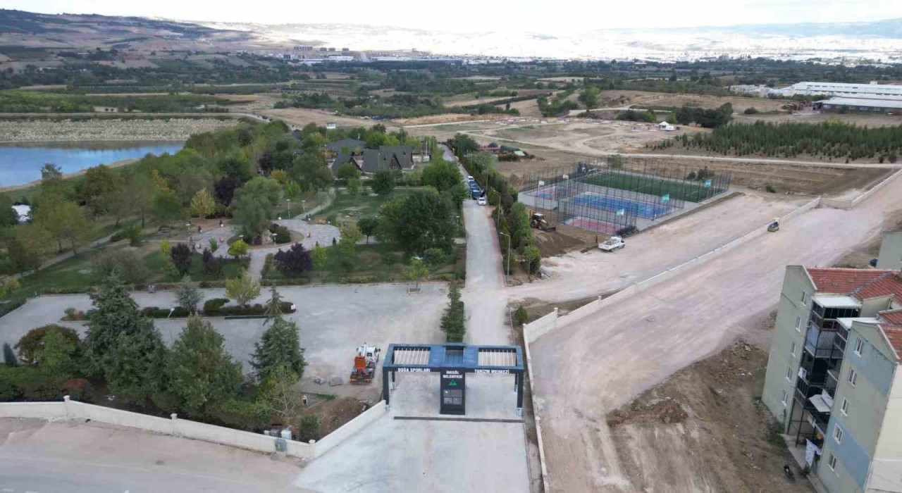 İnegölde doğanın kalbinde yeni spor ve kamp merkezi yükseliyor